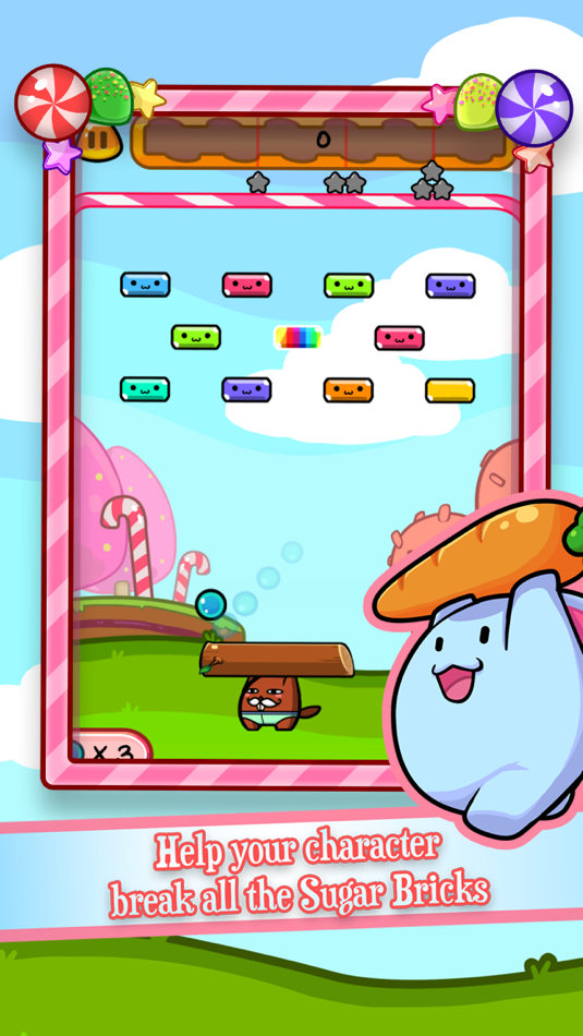 #1. Sugar Bricks - Brick Blocks Breaker Game (iOS) 由: TPG TECNOLOGIA DA INFORMACAO LTDA