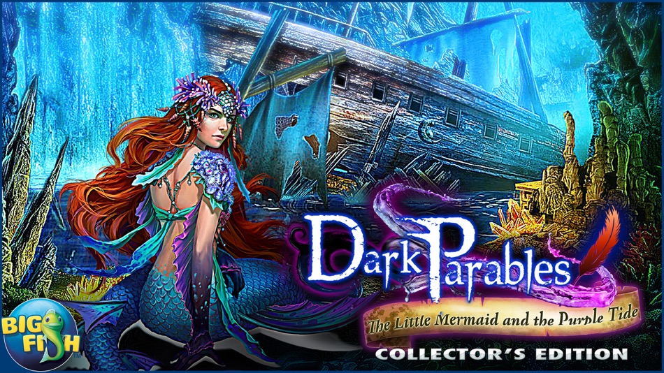 #5. Dark Parables: The Little Mermaid and the Purple Tide - A Magical Hidden Objects Game (Full) (iOS) 由: Big Fish Games, Inc