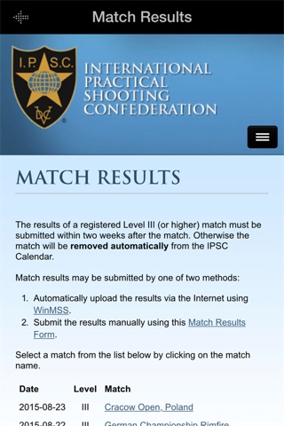 IPSC Official App screenshot 4