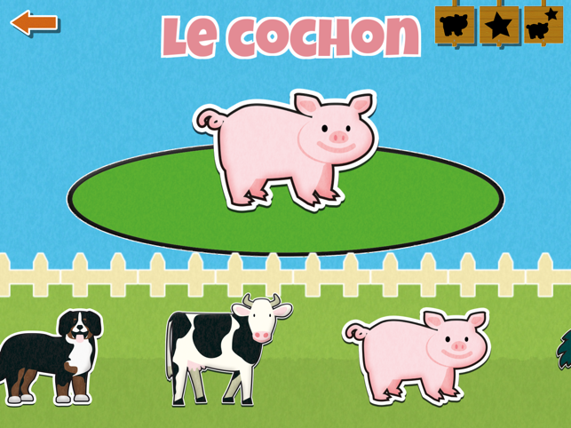Farm animals in French for 2-5 years old - Lite(圖5)-速報App