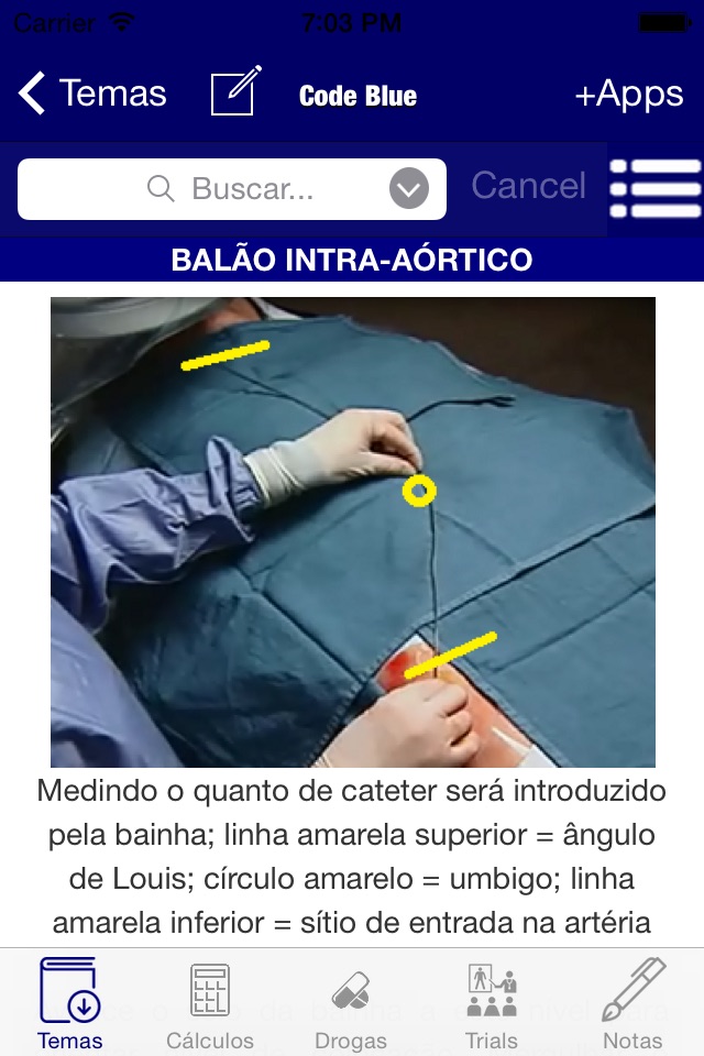 Guia de CTI - Code Blue - Medicina Intensiva, emergência, terapia intensiva, cuidado intensivo, cti, uti, emergencia screenshot 2