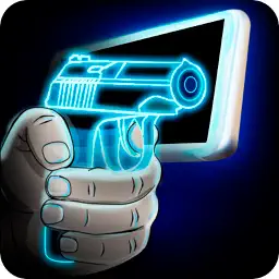 Simulator Neon Gun Weapon app icon