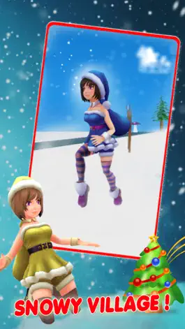 Game screenshot Рождество Санта-серфер льда приключения Выполнить 3D Христос apk