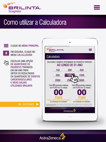 Brilinta Calculadora screenshot 2