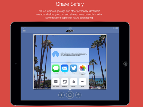 Screenshot #6 pour deGeo - Geotag Remover, EXIF Viewer Photo Privacy Tool