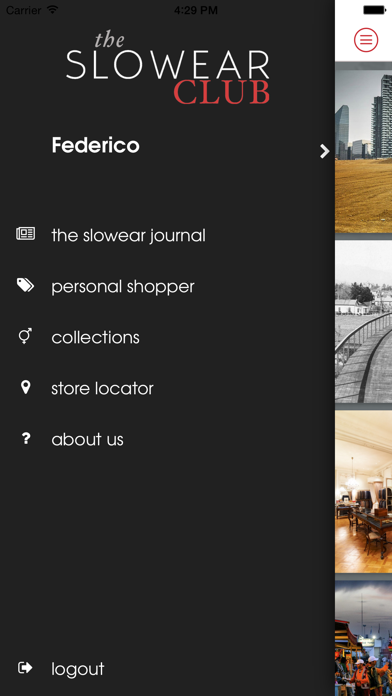 Slowear App app screenshot