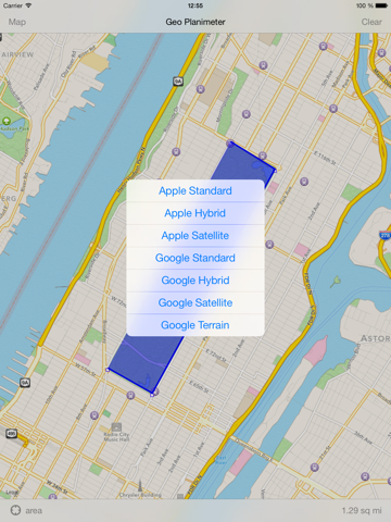 Screenshot #5 pour Geo Planimeter - Area & Distance Calculator