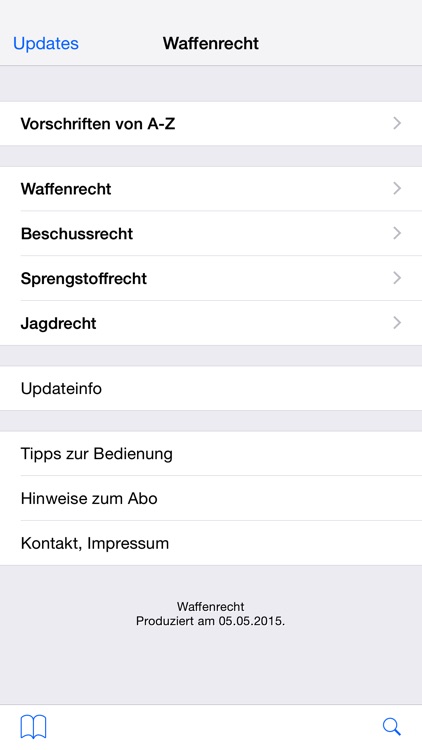 Das Waffenrecht