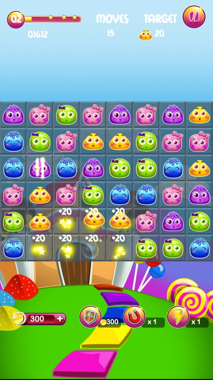 A Cute Jelly Monsters - Popping Match Game!