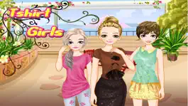 Game screenshot T-shirt Girls - Dress up and make up game for kids who love fashion t-shirts mod apk