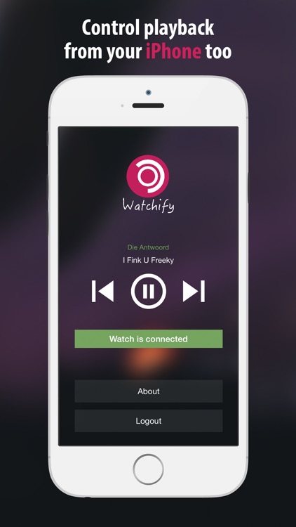 Watchify - for Spotify on Watch