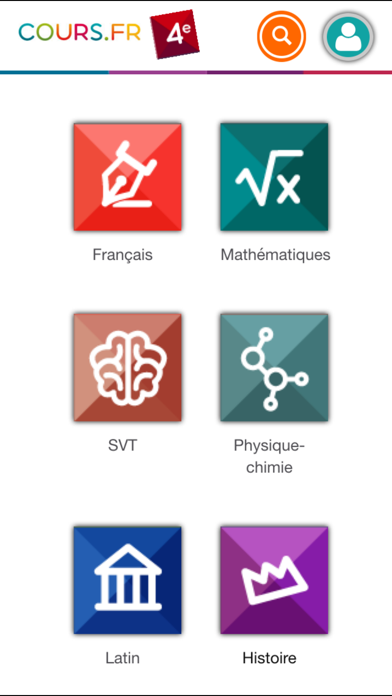 How to cancel & delete Cours.fr 4e from iphone & ipad 1