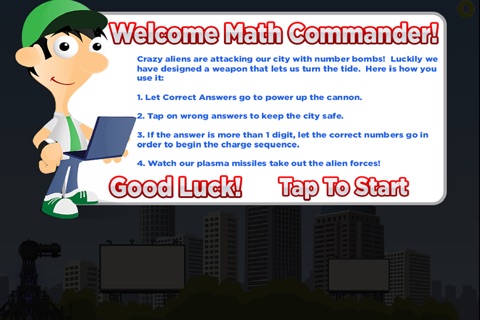 Math Commander: Math Facts Learning Game screenshot 4