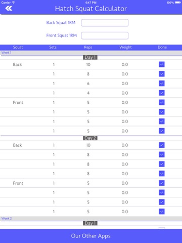 Hatch Squat Calculatorのおすすめ画像3