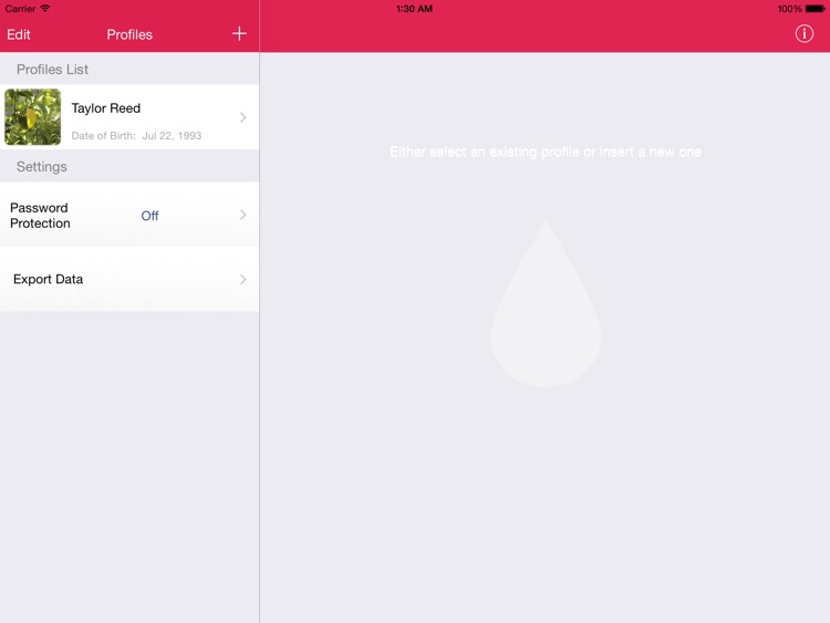 My Blood Test for iPad