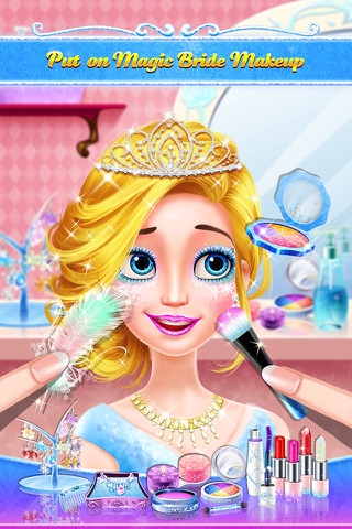 Magic Ice Princess Wedding – fantasy frozen bride beauty salon screenshot 3