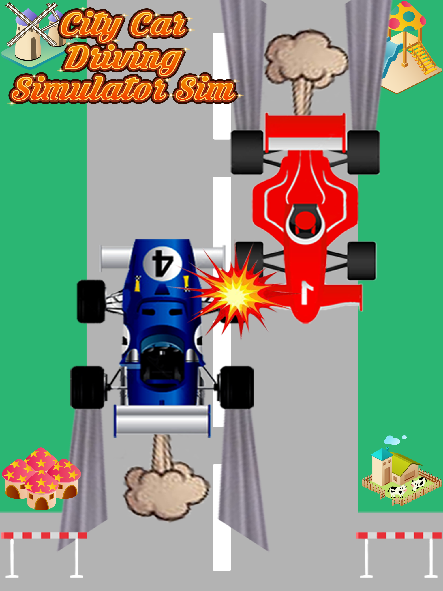 City Car Driving Simulator Sim 2015 - Real Fast Sports Cars Vehicals Racing Game screenshot 4