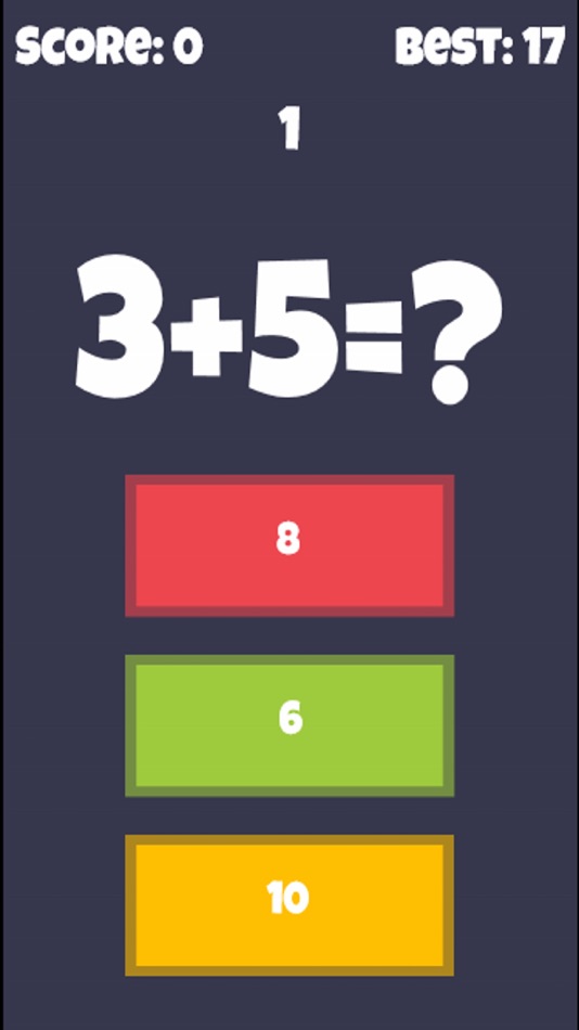 #1. Crazy Math Game - Learn Funny Mathematic And Freaking Challenge (iOS) 来自: Teerawat Chotpongsathonkul
