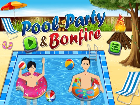 Screenshot #4 pour Pool Party & Bonfire - BBQ cooking adventure & chef game