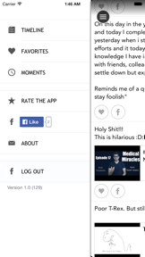 Timeline - Your personal social manager. screenshot