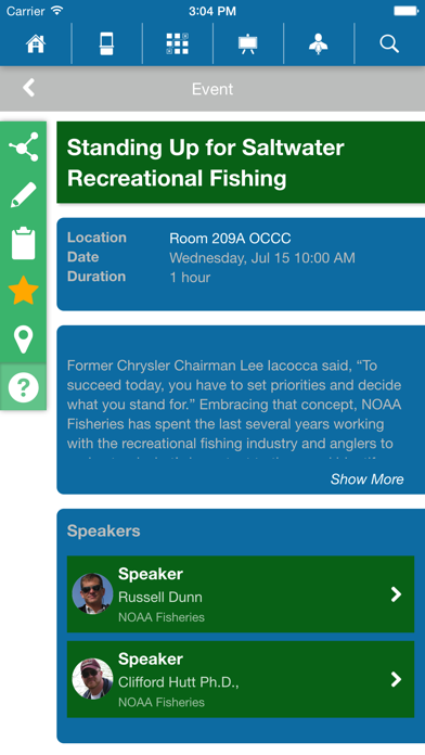 ICAST Fishing iPhone screenshot