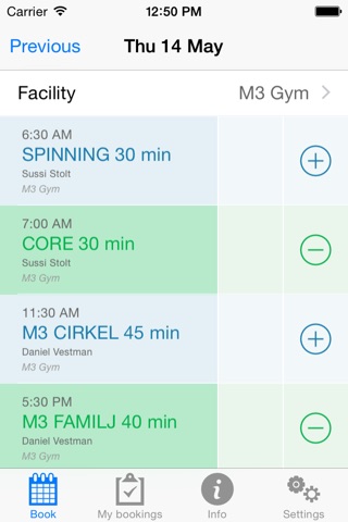 M3Gym screenshot 2