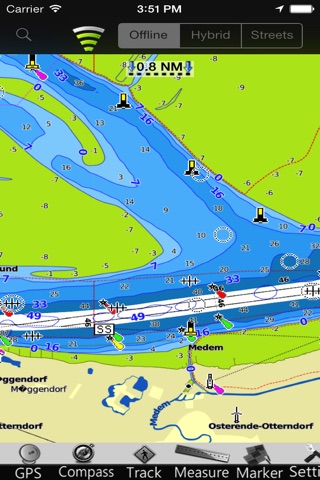 Germany W GPS Nautical Charts screenshot 3