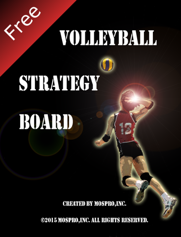Volleyball strategy board free version iPad screenshot 1 - Sports app