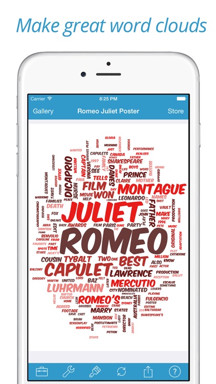 Wordsalad - Beautiful word clouds