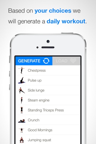 Quickstart workout generator screenshot 4