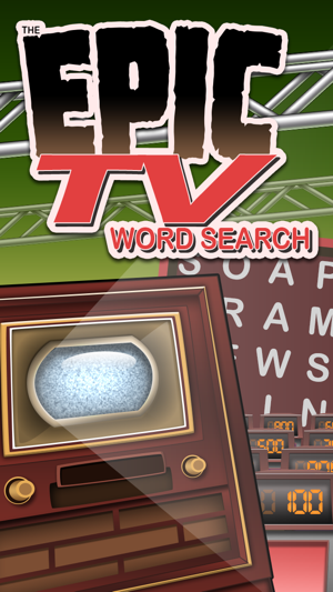 Epic TV Word Search - giant television wordsearch puzzle (ad(圖1)-速報App