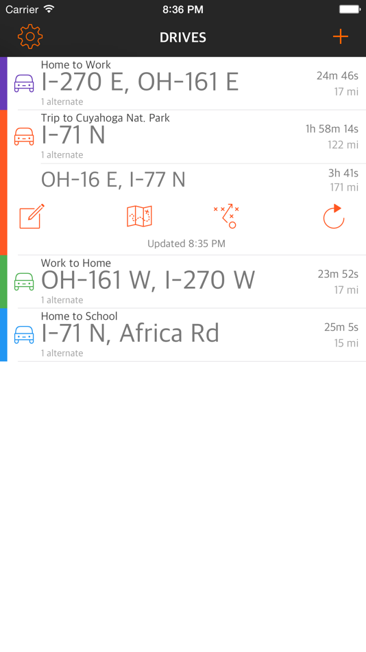 #1. Easy Drive - Fastest Route for your Commute (iOS) 由: 30xi LLC