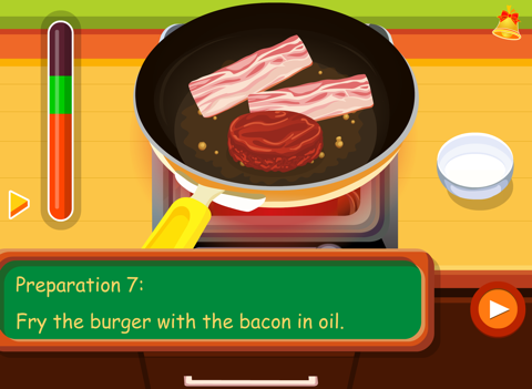 Screenshot #5 pour Tessa’s Hamburger - apprendre à faire vos recette dans ce jeu de cuisine pour les enfants