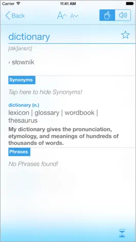 Game screenshot Free Polish English Dictionary and Translator (Słownik polsko angielski) apk