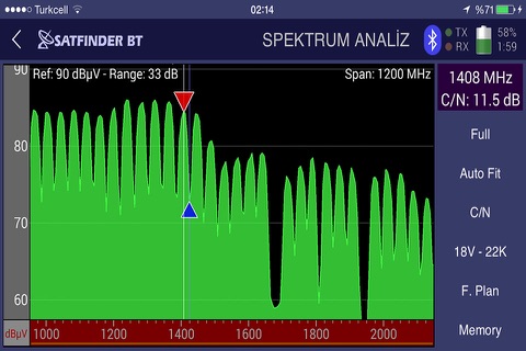 SATFINDER BT DVB-S2 screenshot 3