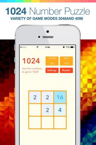 1024 Plus Number Puzzle Game screenshot 4