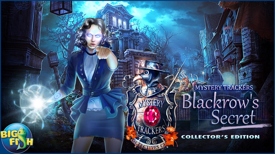 #5. Mystery Trackers: Blackrow's Secret - A Hidden Object Detective Game (iOS) By: Big Fish Games, Inc