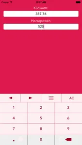 Kilowatts To Horsepower – Power Converter (kW to hp) screenshot #2 for iPhone