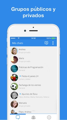 Polixat - La app de chat para universitarios de Valènciaのおすすめ画像2