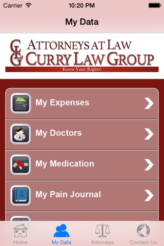 Curry Law Group Accident App screenshot 3