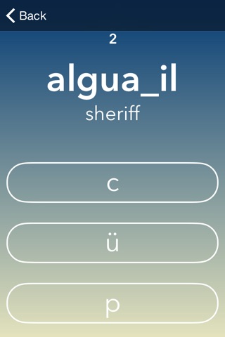 Missing Letter - Learn Spanish & English screenshot 3