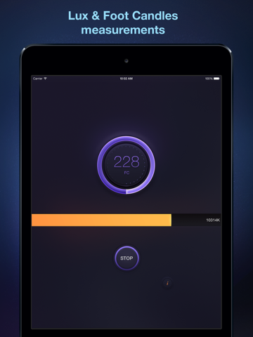 Screenshot #6 pour Lux Meter - light measurement tool for measuring lumens, foot candles, lx and light temperature
