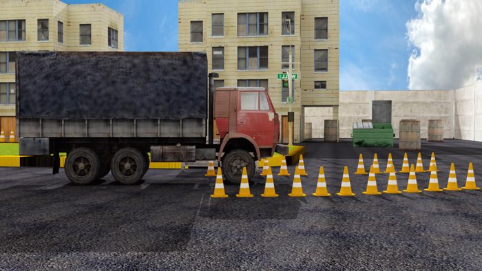 Camión de basura 3D Parking Simulador - Basura Camión contenedor Steer juego de conducción