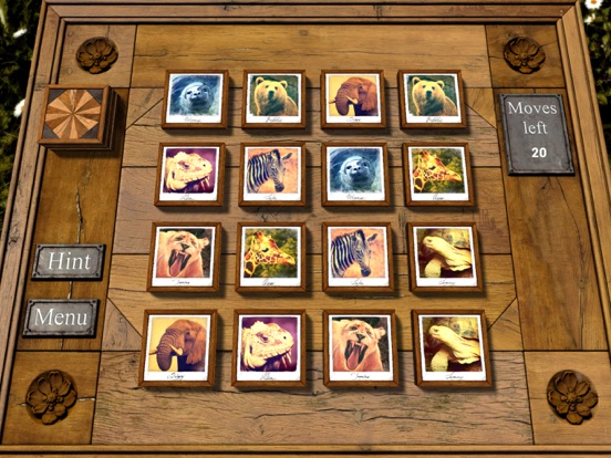 Animals Memo - Board memory game iPad screenshot