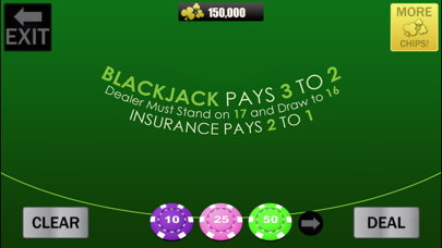 CASINO ROYAL BLACKJACK iPhone screenshot