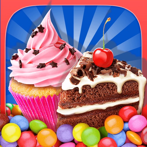 Cake Shop Mania - Cake Decorate! Make Cupcake, birthday cake Icon