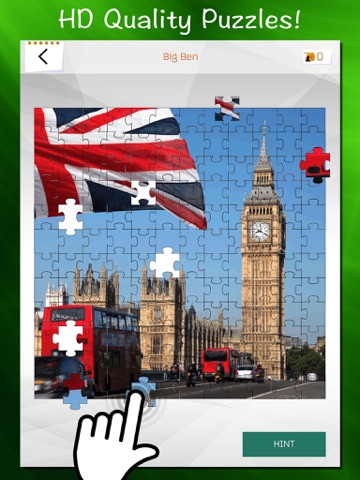 100 Jigsaw Puzzles iPad screenshot