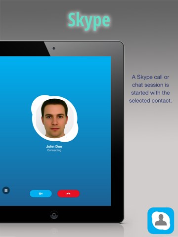 Sky Contacts - Start Skype calls and send Skype messages from your contactsのおすすめ画像2