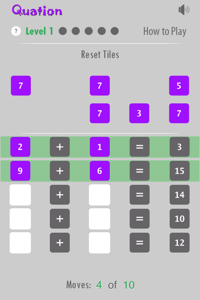 Quation The fun game of equations