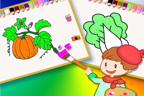 Colouring Book 11 - Painting the Vegetables screenshot 2